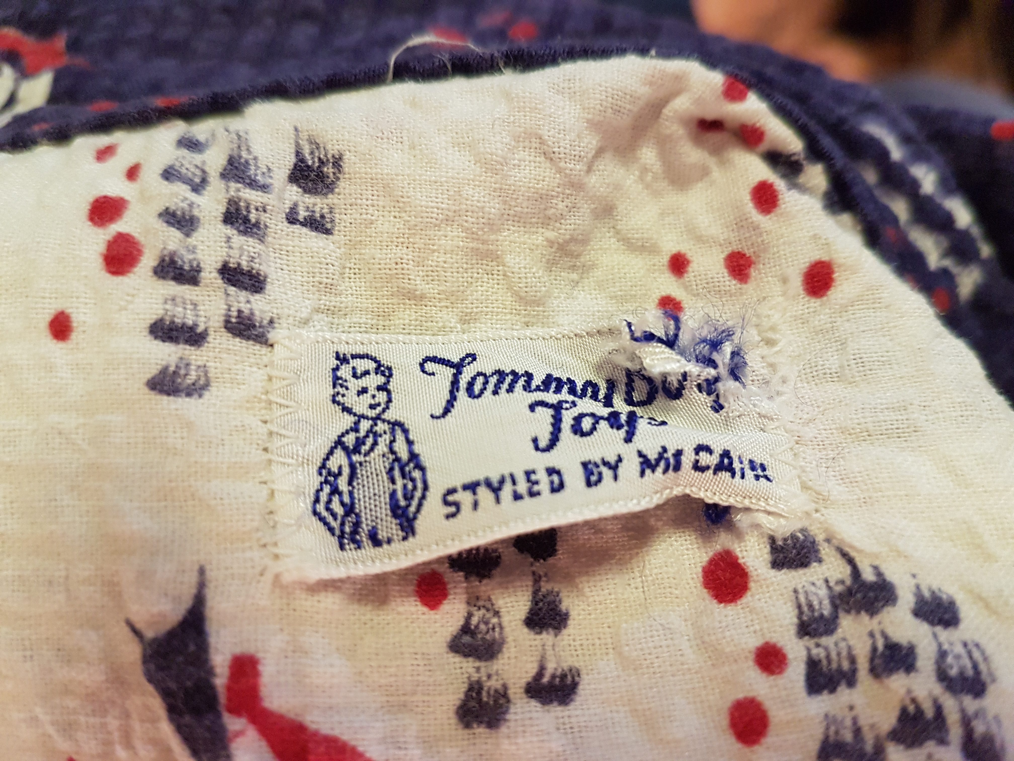 Vintage 50s Boys Shirt ”Tommy Boy Toys” | Tornado Vintage