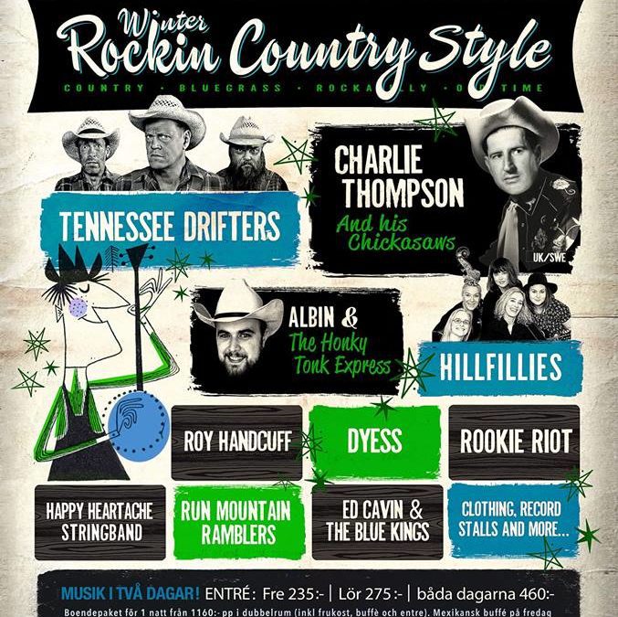 Indoor Country Festival Karlstad Sweden 25/26 Jan 2019